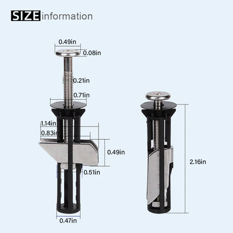 Heavy Duty Toilet Seat Fixing Bolt Kit