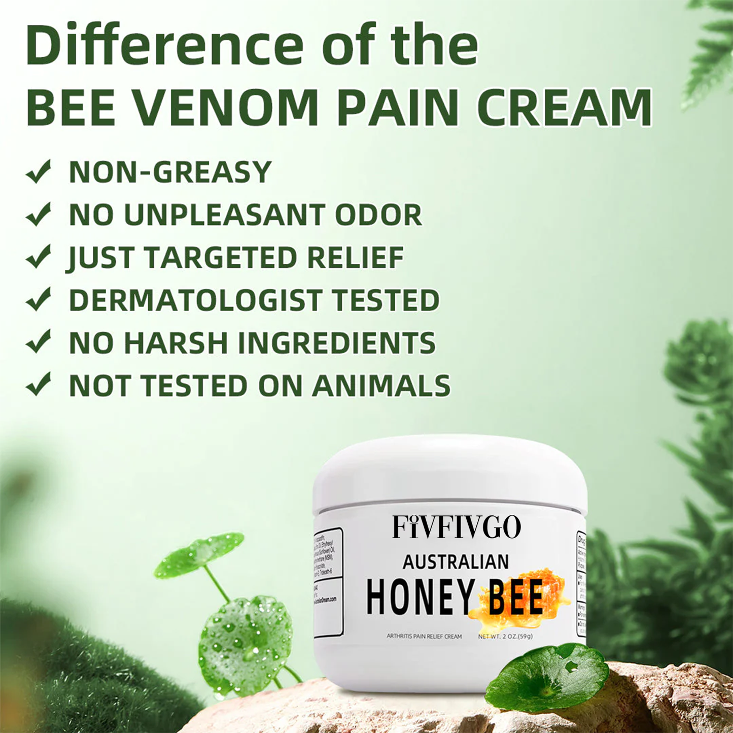Fivfivgo™ Australian Honey Bee Venom Pain and Bone Healing Cream