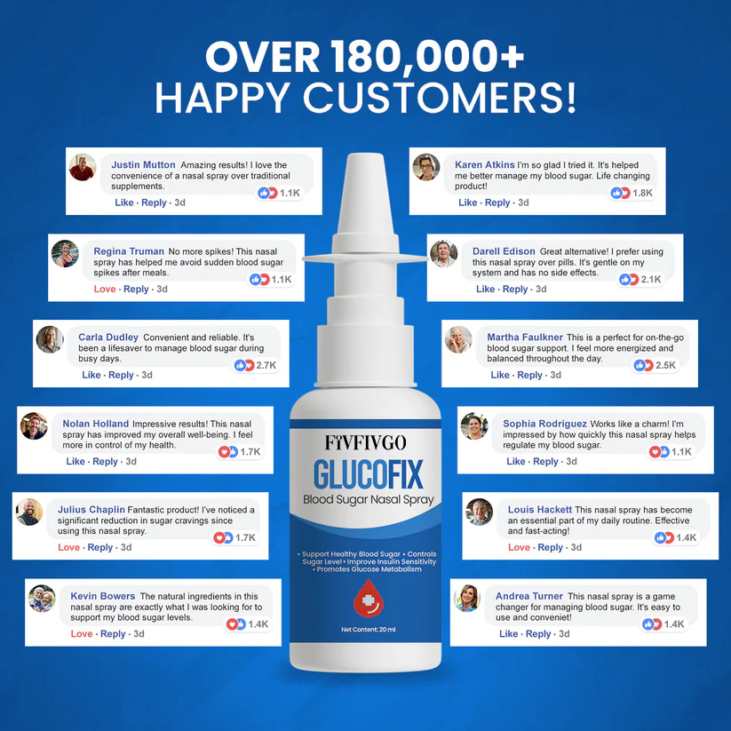 Fivfivgo™ GlucoFix Blutzucker Nasenspray