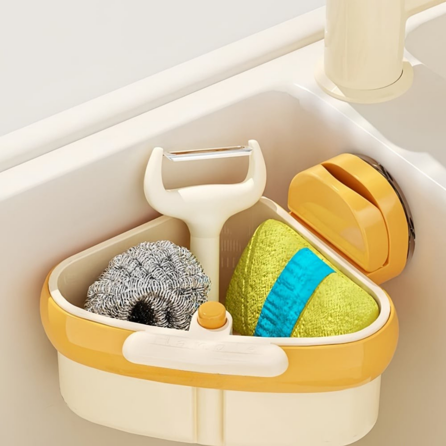 🔥LAST DAY 70% OFF🔥-Suction Cup Sink Corner Rack