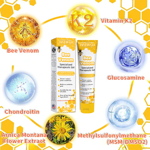 Fivfivgo™ Honey Bee Venom Joint Therapy Pain Relief Gel