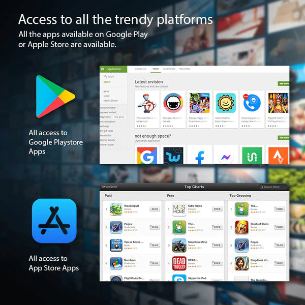 Lyseemin™ Smart TV Streaming Box - Regardez toutes les chaînes gratuitement (pas de publicité, pas de frais mensuels)