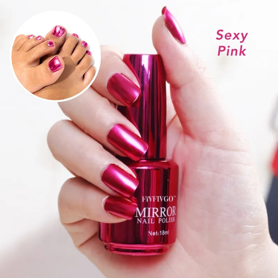 Fivfivgo™ Stunning Metallic Mirror Nails Polish