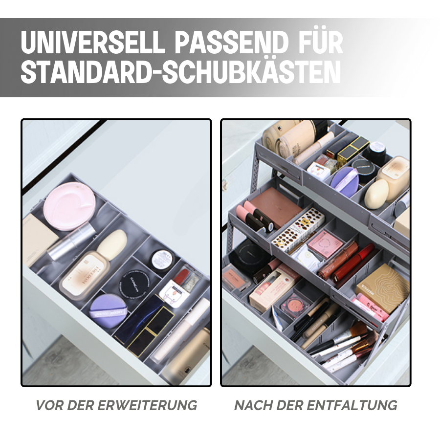 Mehrstufiger Smart Schubladenorganisator