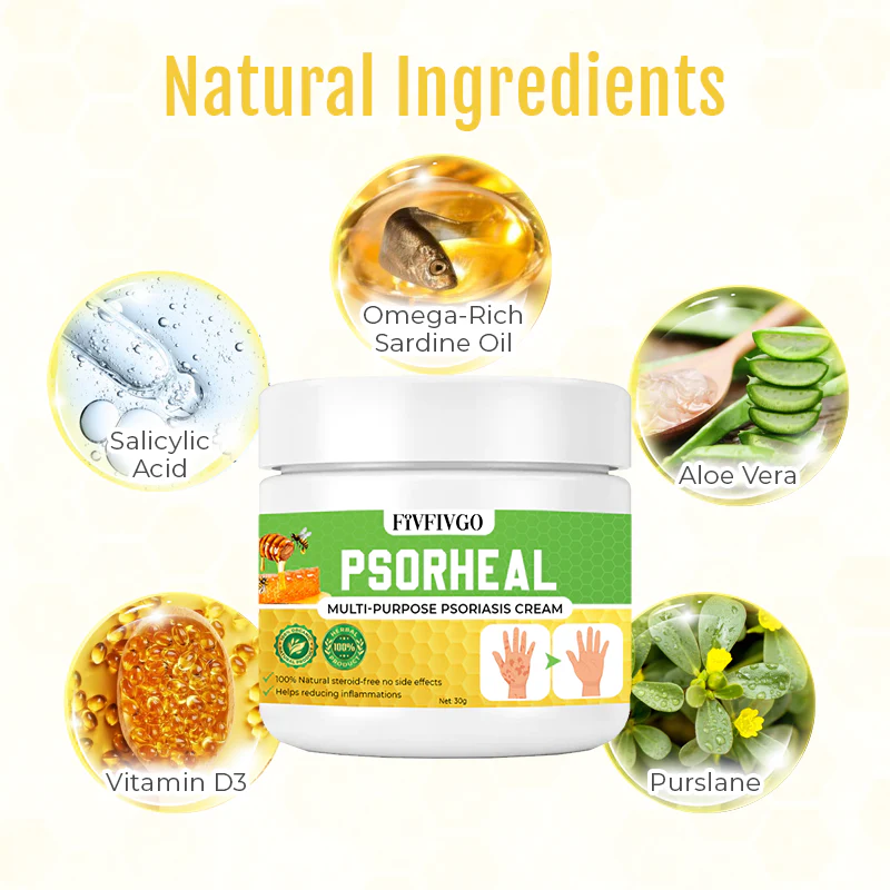 Fivfivgo™ PsorHeal Mehrzweck-Psoriasis-Creme