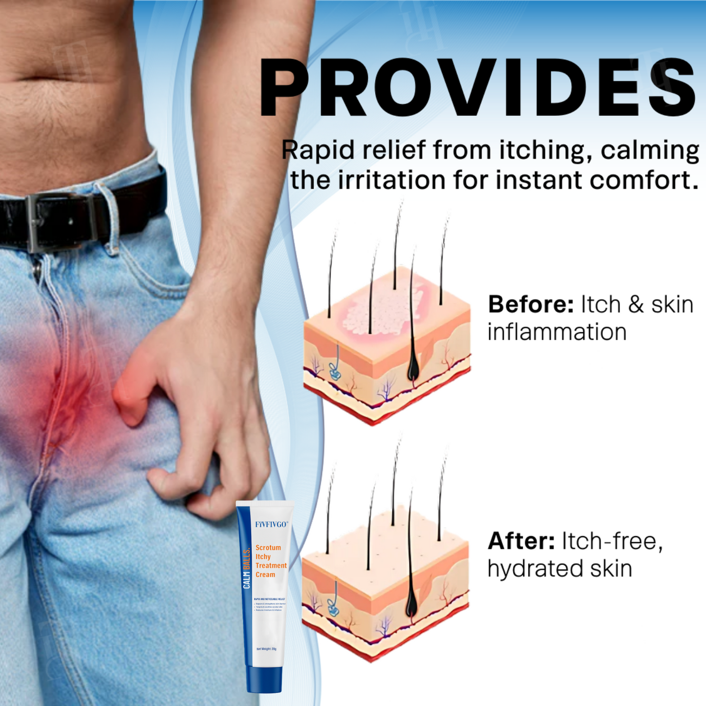 Fivfivgo® Scrotum Itchy Treatment Cream