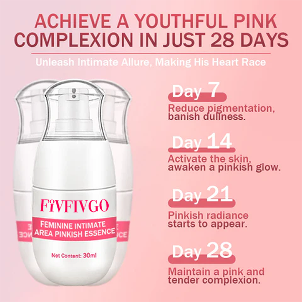Fivfivgo™ Essence rosée éclaircissante pour la zone intime féminine