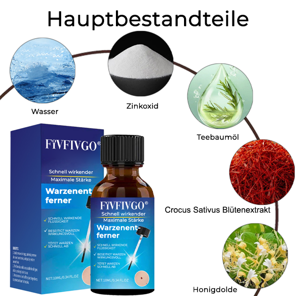 Fivfivgo® Schnell wirkender Maximale Stärke Warzenentferner