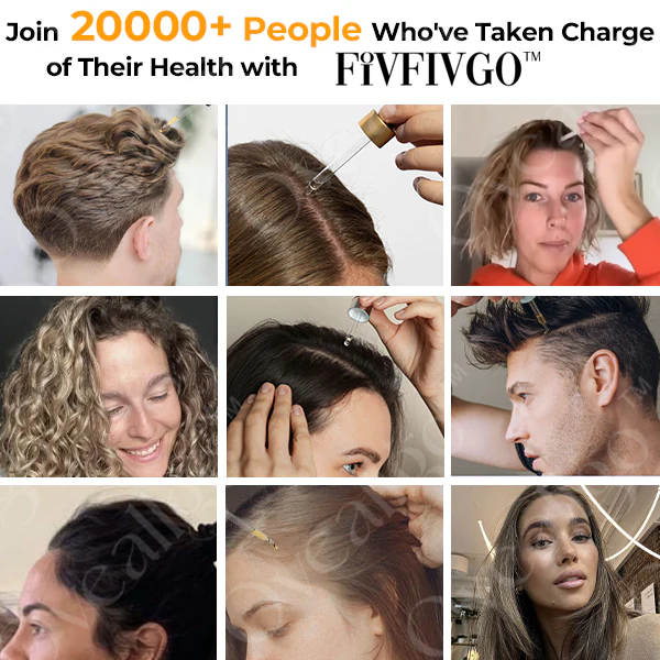 ✅Offizieller Shop: Fivfivgo™ BeeGrow Follicle Reviving Hair Essence 🌿 Anerkannt von AHLA & USP (klinisch erwiesen, um Haarfollikel zu aktivieren, die Gesundheit der Kopfhaut zu verbessern, Entzündungen zu reduzieren und Haarausfall zu verhindern)
