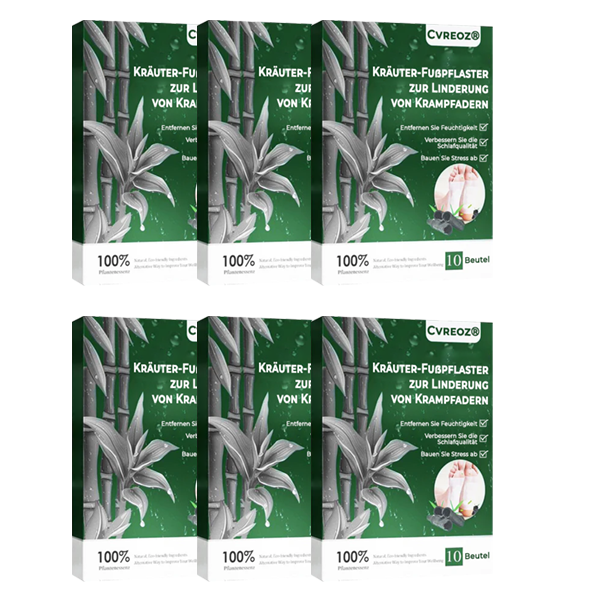 Cvreoz® Kräuter-Fußpflaster zur Linderung von Krampfadern