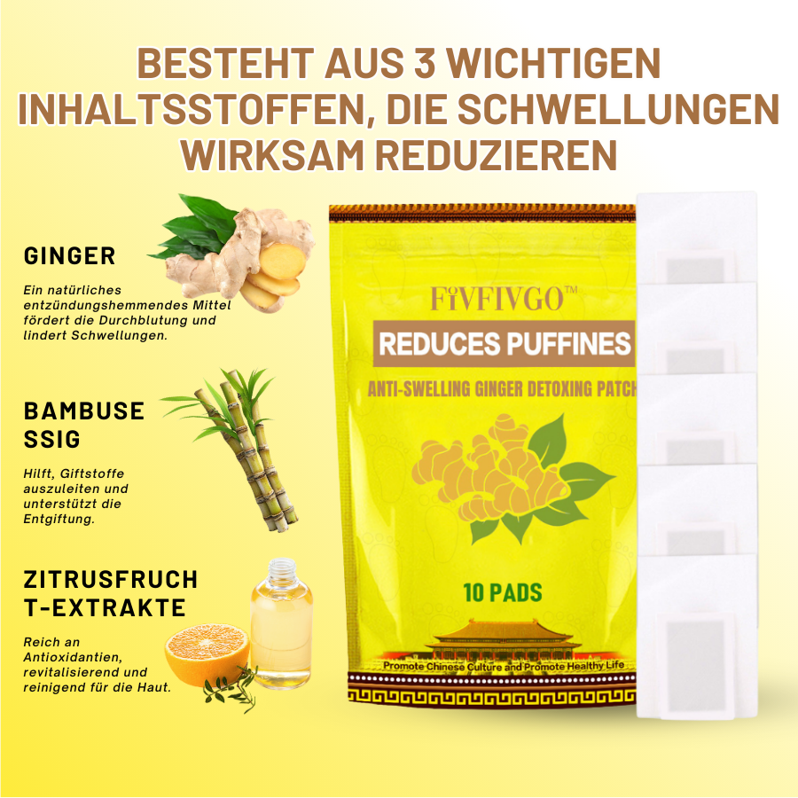 Fivfivgo™ Anti-Schwellungen-Ingwer-Entgiftungspflaster