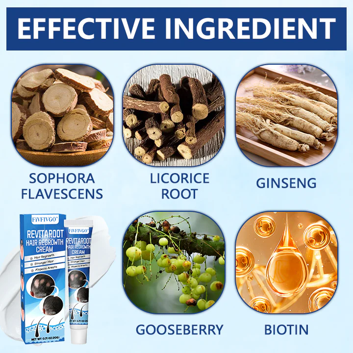 Fivfivgo™ RevitaRoot Haarwuchscreme