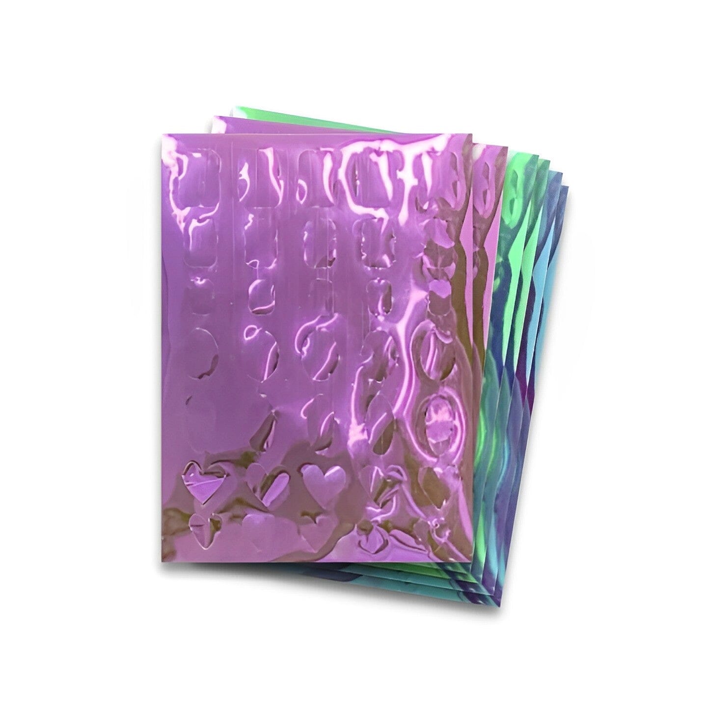 Ice Cube Aurora Nail Sticker 6pcs Set Nail Every Day And Night 