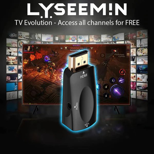 Lyseemin™ Smart TV Streaming Box - Alle Kanäle kostenlos ansehen (keine Werbung, keine monatlichen Gebühren)
