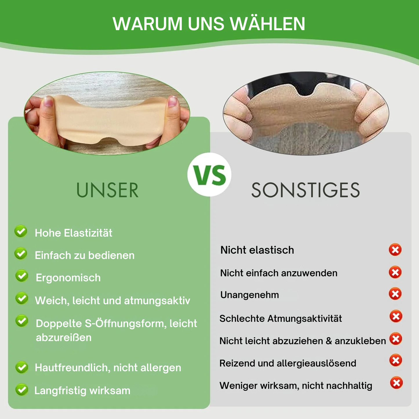 NovaRX® Natürliches Knie Schmerz Linderung Aufnäher