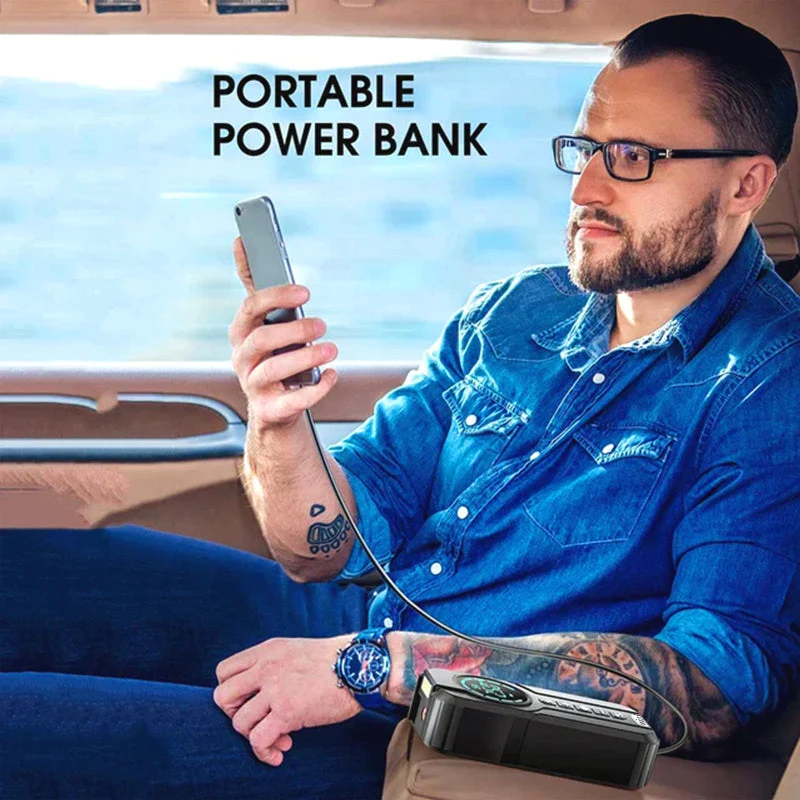 Lyseemin™ Smart Multipurpose Air Compressor - Jump Starters - Battery Charging Systems