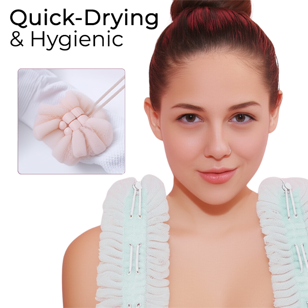 2-in-1 Exfoliating Bath Pouf