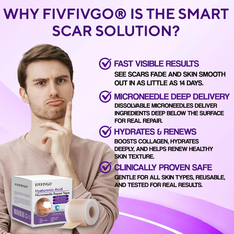 Fivfivgo® Hyaluronic Acid Microneedle Repair Tape