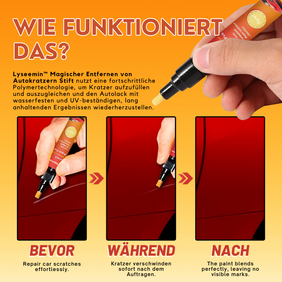 Lyseemin™ Magischer Entfernen von Autokratzern Stift
