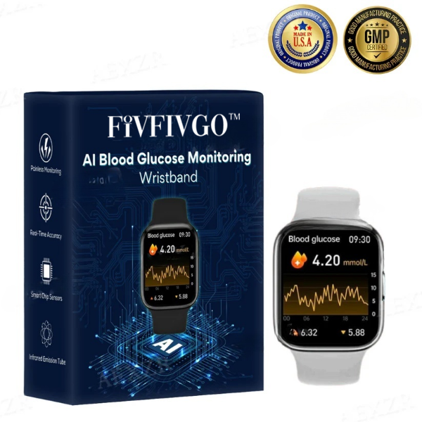 Fivfivgo™ AI Blood Glucose Monitoring Wristband (𝟟𝟘% 𝕆𝔽𝔽 𝗘𝗡𝗗𝗦 𝗜𝗡 𝟭𝟬 𝗠𝗜𝗡𝗨𝗧𝗘𝗦)