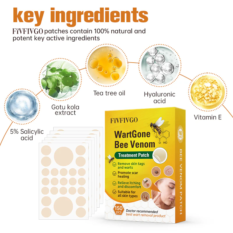 Fivfivgo™ WartGone Bienengift-Behandlung Patch