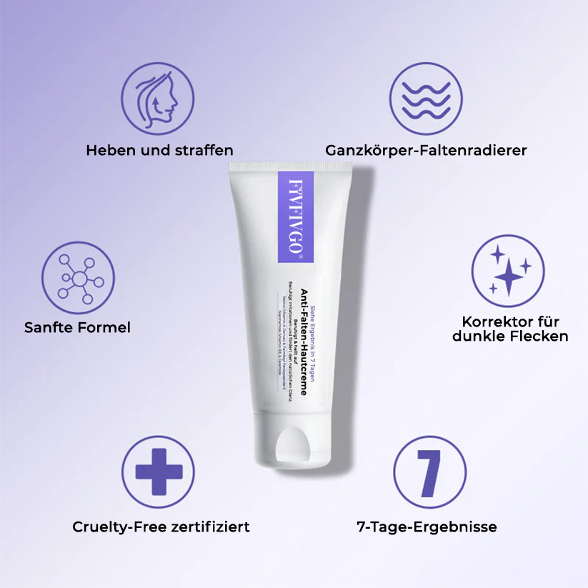 Fivfivgo® Anti-Falten-Hautcreme zum Entfernen von Falten, Straffen der Haut, Aufhellen - Last Day Sale🔥90% OFF