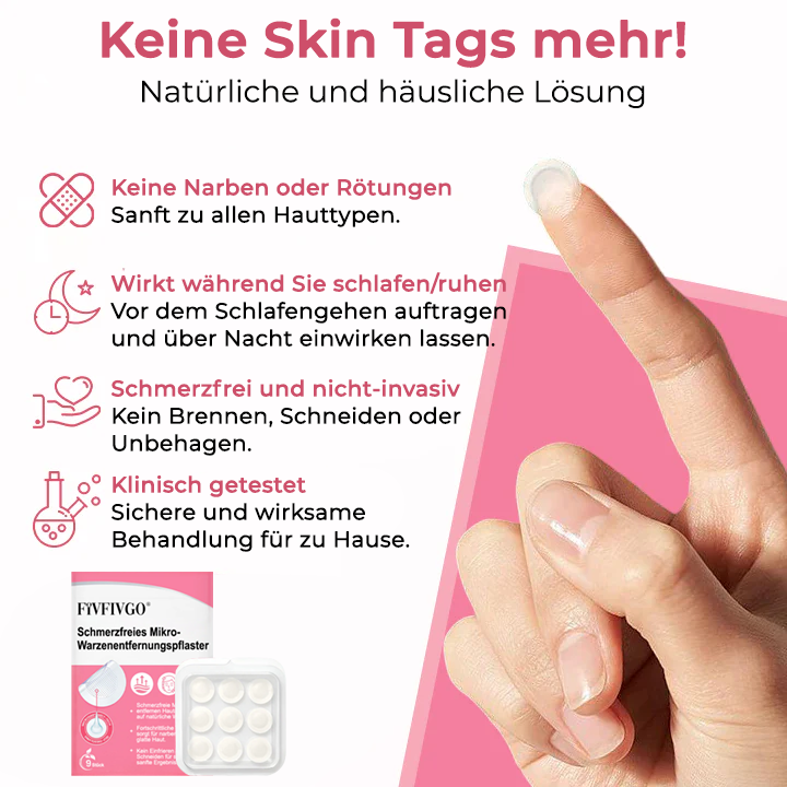 Fivfivgo® Schmerzfreies Mikro-Warzenentfernungspflaster
