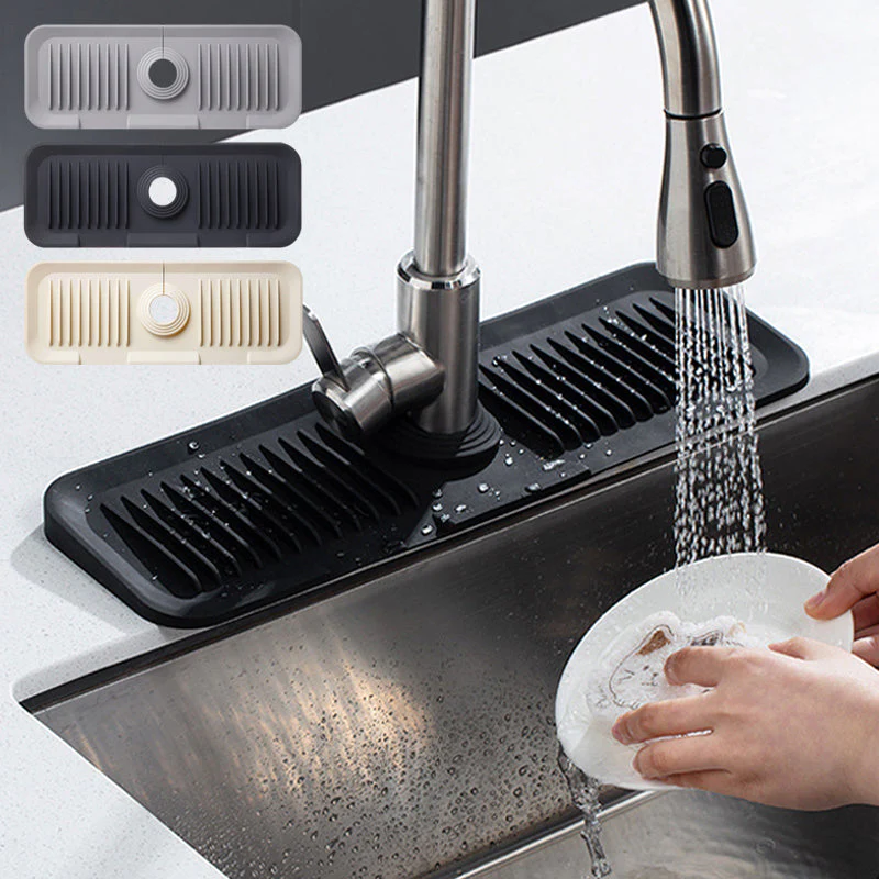 Fivfivgo™ Silicone Sink Faucet Splash Guard Mat