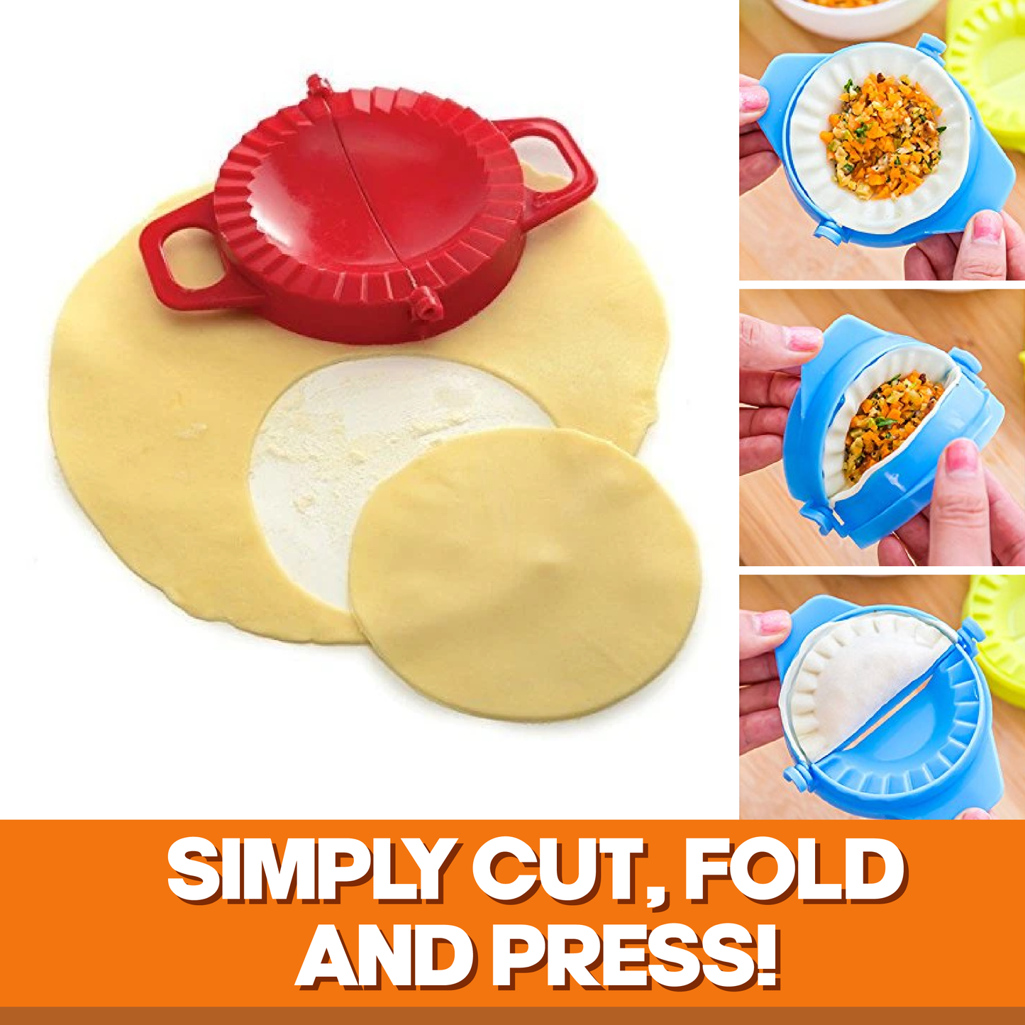 Dough Press Set (3pcs)