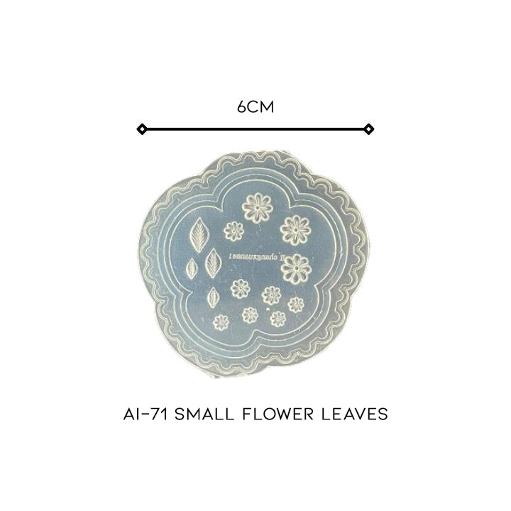 3D Nail Art Silicone Mold Nail Every Day And Night AI-71 Small Flower Leaves 