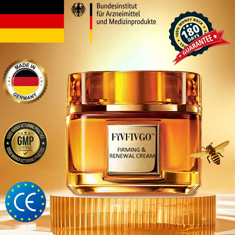 2025 Readers' Choice Award-Gewinner 🥇Fivfivgo™ Straffende jugendlich revitalisierende Creme: Stellt die Elastizität der Haut wieder her