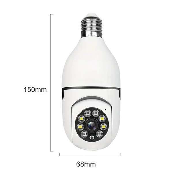 360° Light Bulb Security Camera