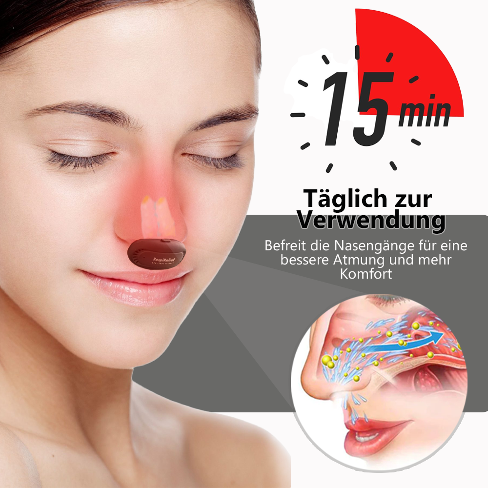 Fivfivgo™ RespiRelief Rotlicht Nasaltherapiegerät
