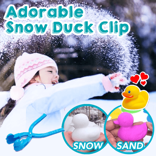 Adorable Snow Duck Clip