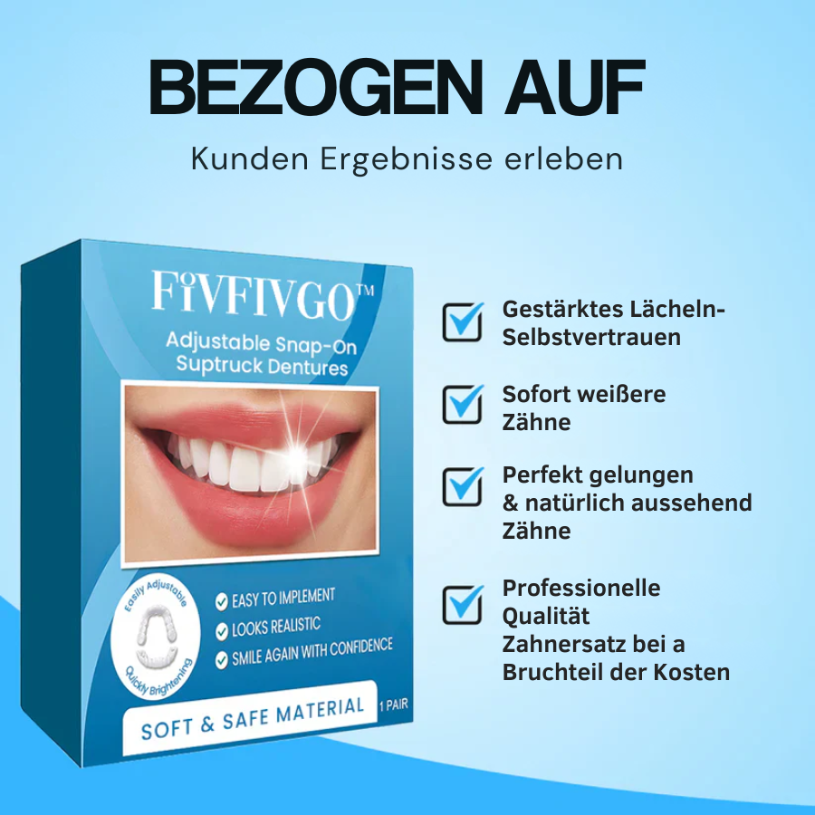 Fivfivgo™ verstellbare Snap-On-Zahnprothesen 🔥 LETZTER TAG SONDERANGEBOT 75 % RABATT