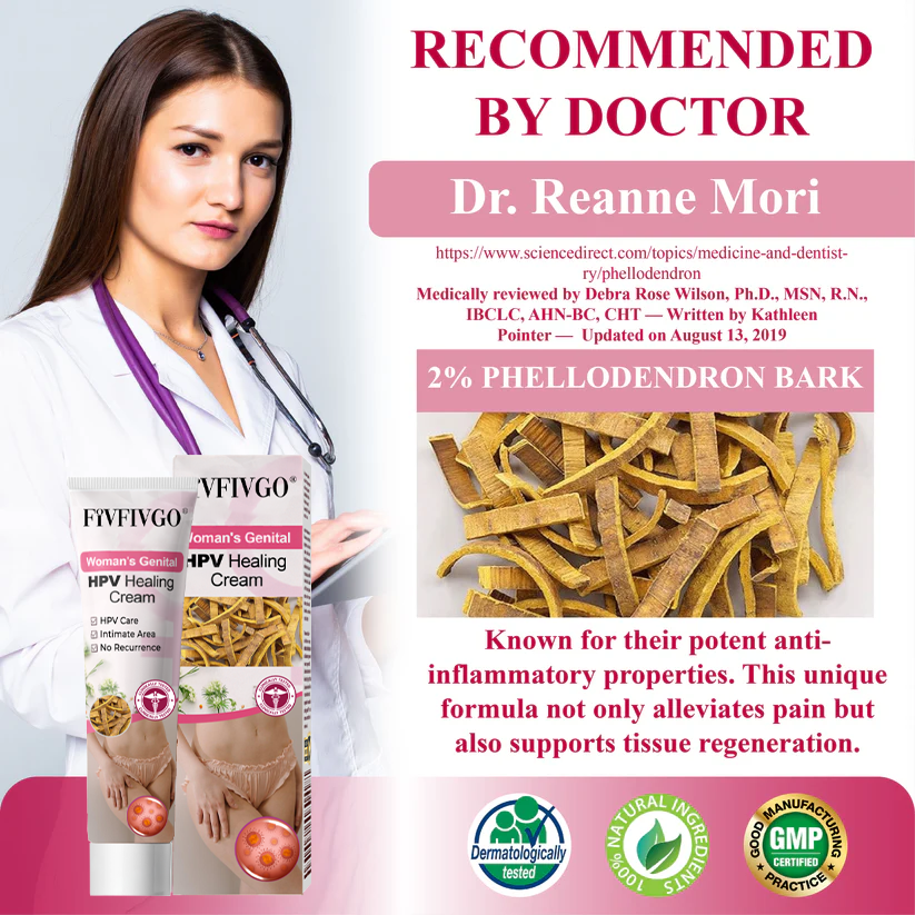 Fivfivgo® Woman's Genital HPV Healing Cream