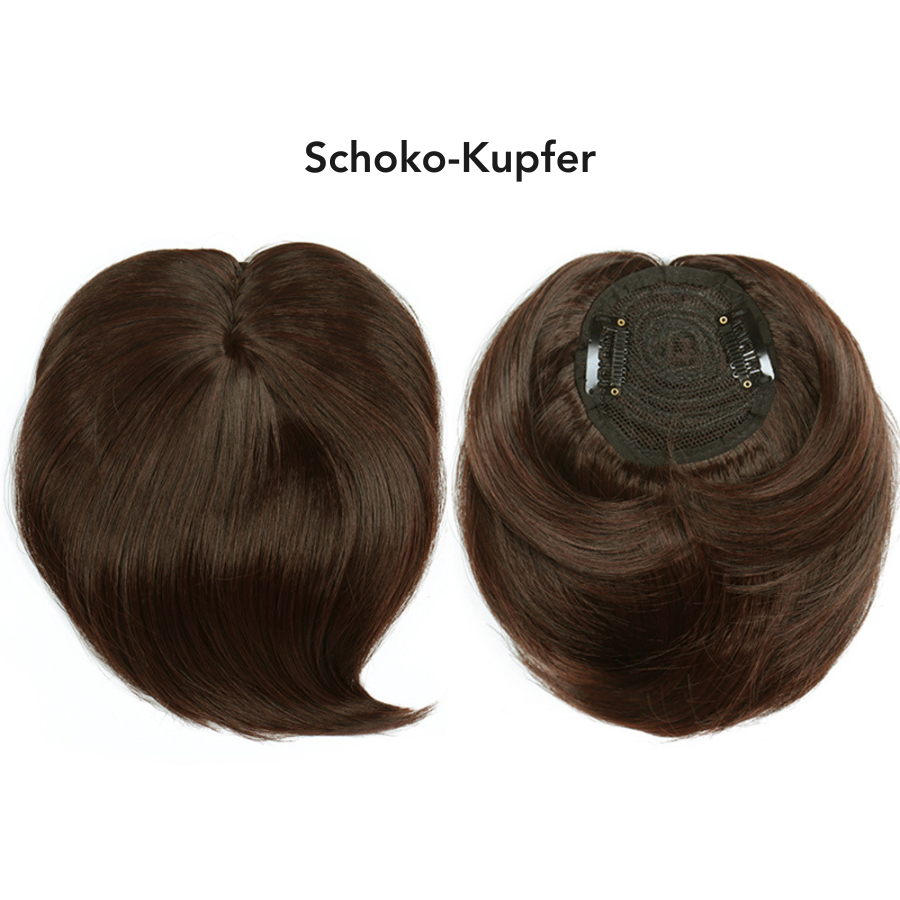 Natürlicher Clip-In Haare Topper