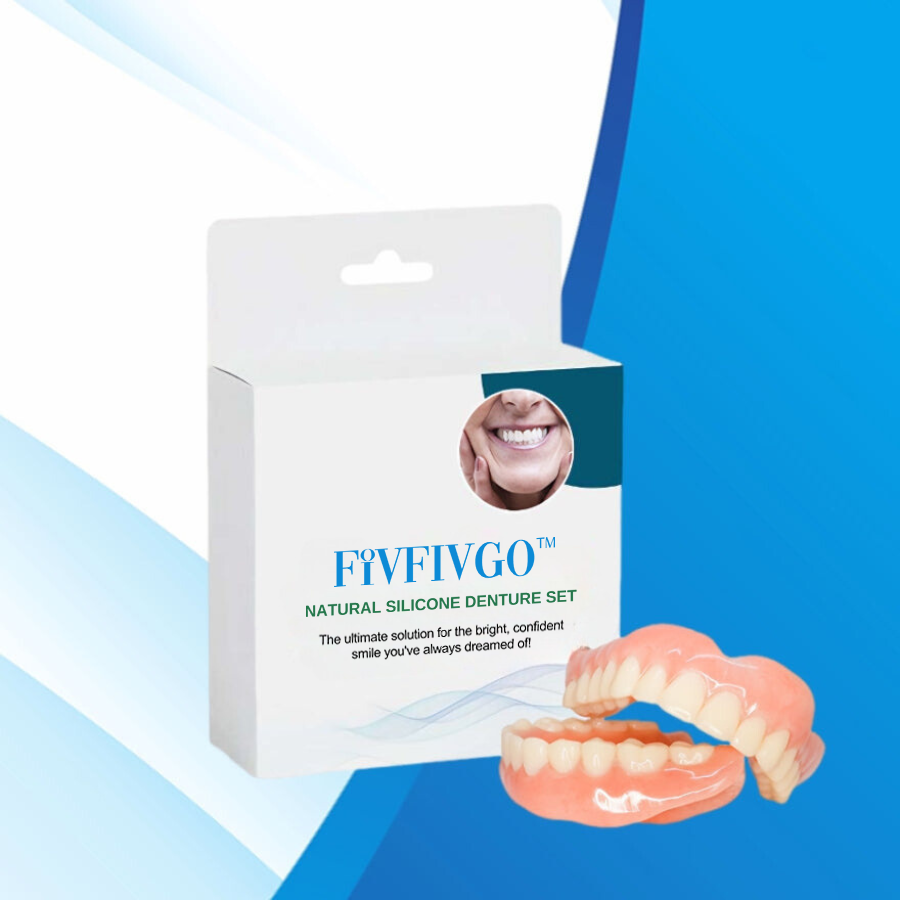 Fivfivgo™ Natürliches Silikon Gebiss-Set