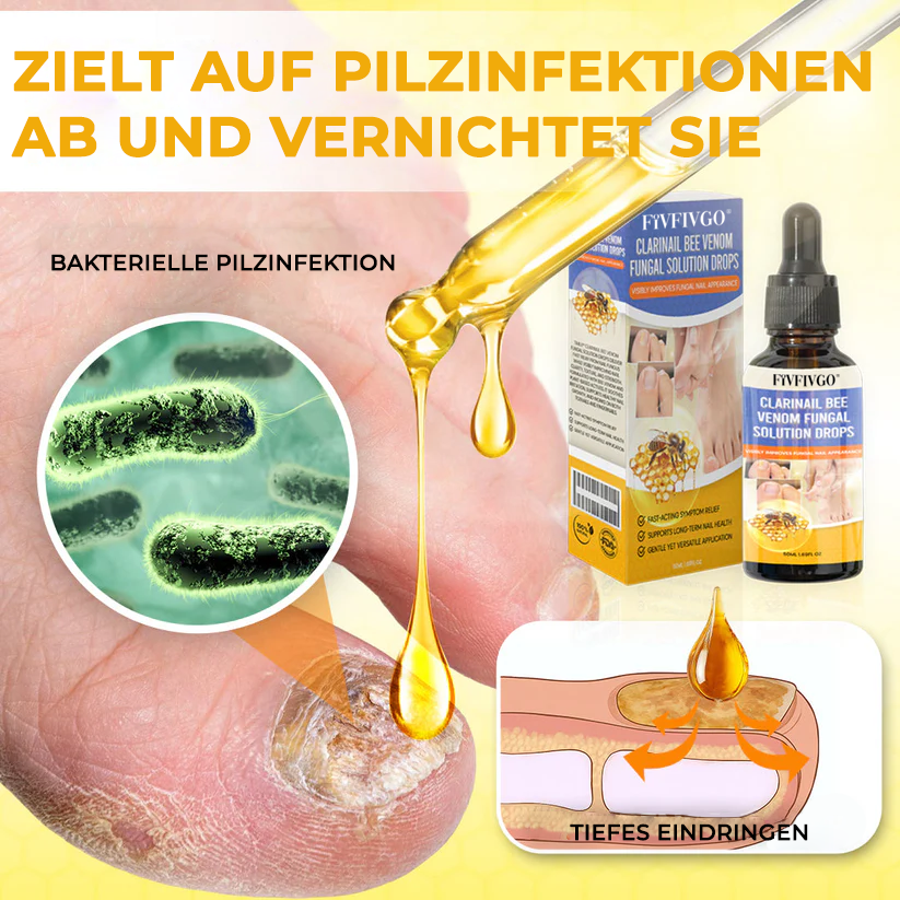 Fivfivgo® ClariNail Bienengift-Pilzlösungstropfen