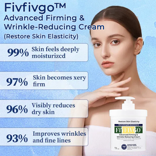 Fivfivgo™ Advanced Straffungs- und Faltenreduzierungscreme (Stellt die Hautelastizität wieder her)