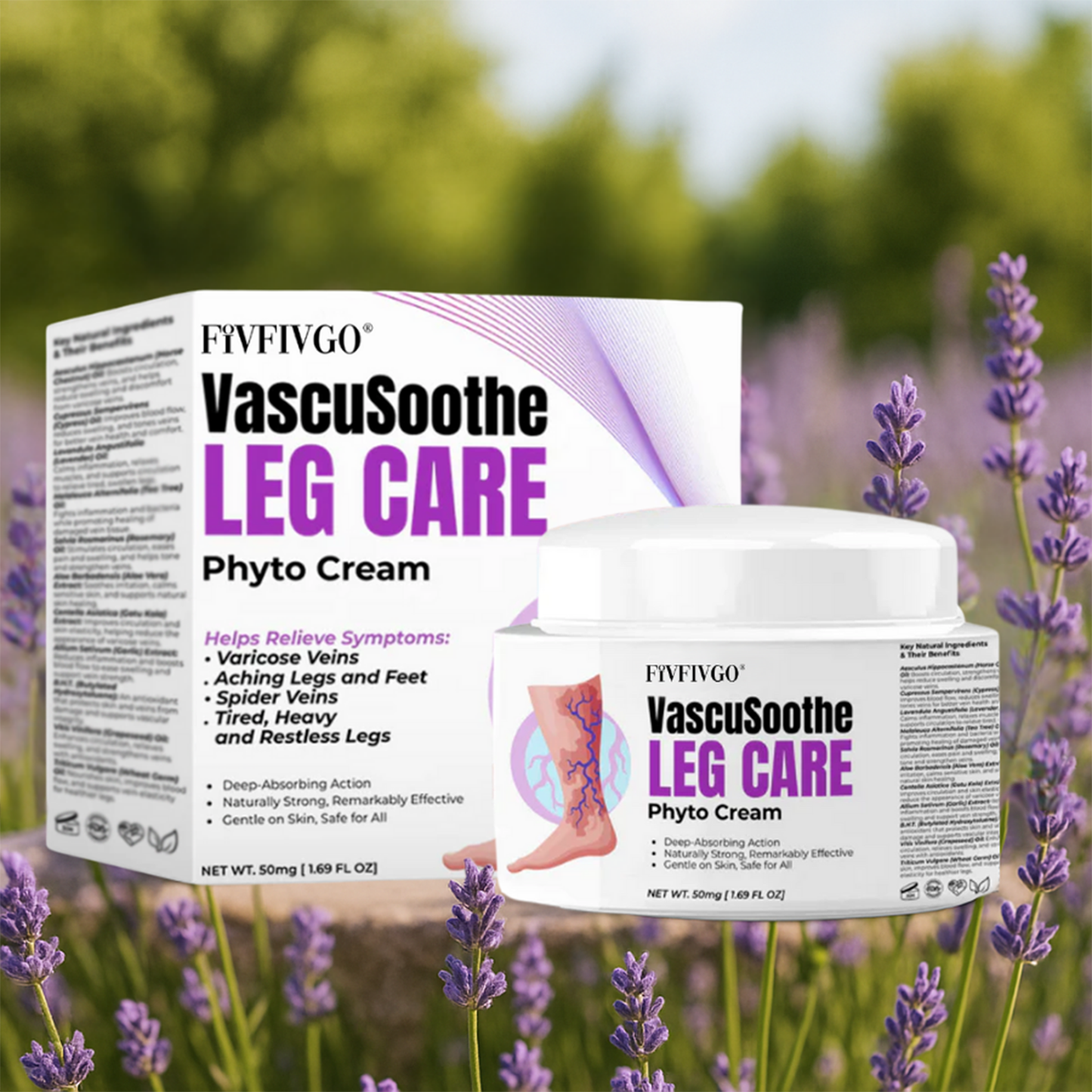 Fivfivgo® VascuSoothe Leg Care Phyto Cream