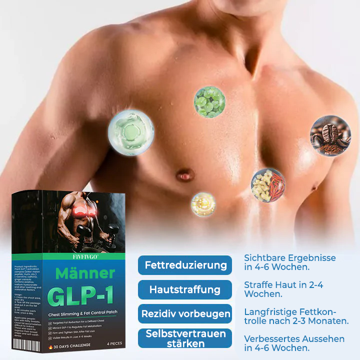 Fivfivgo® Männer GLP-1 Pflaster zum Abnehmen und zur Fettkontrolle