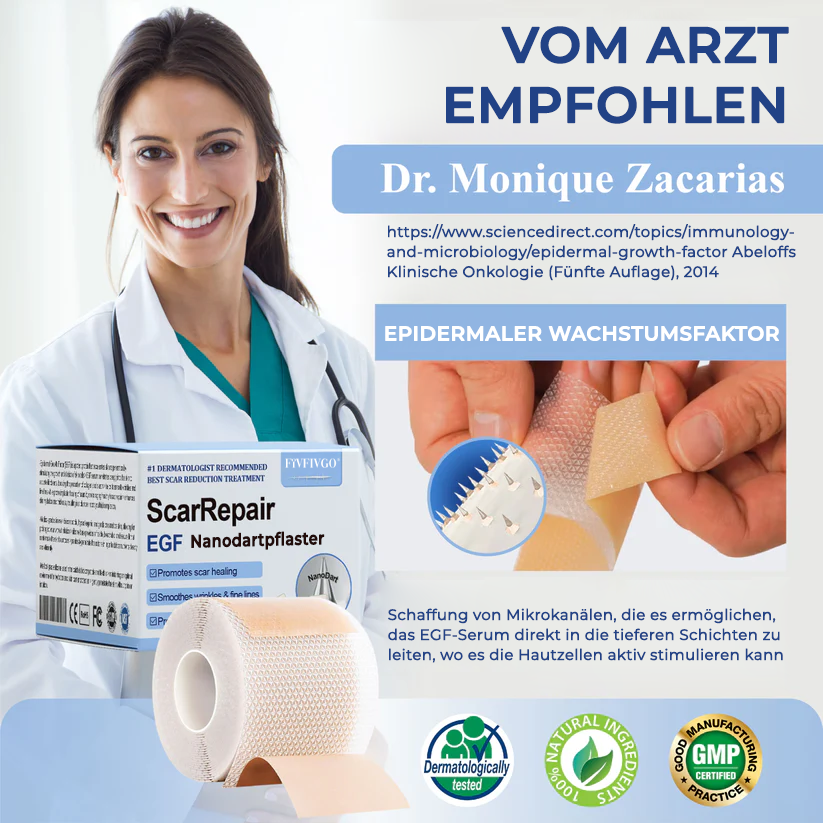 Fivfivgo® ScarRepair EGF-Nanodartpflaster
