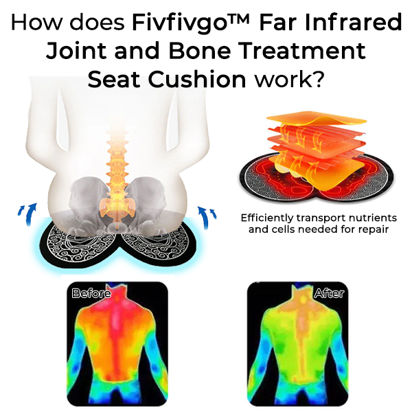 Fivfivgo™ Far Infrared Joint and Bone Treatment Seat Cushion