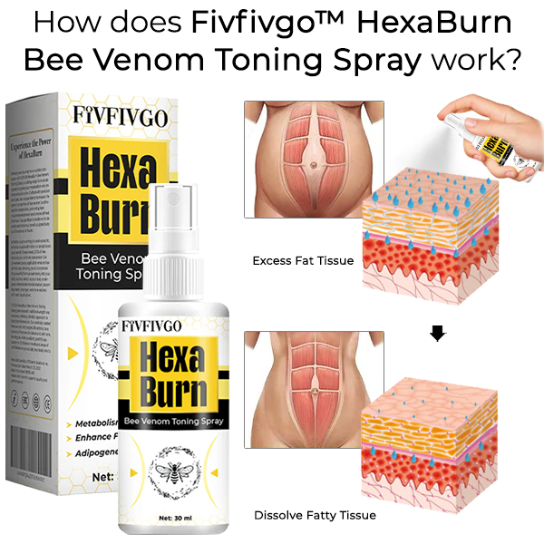 Fivfivgo™ HexaBurn Bienengift Toning Spray