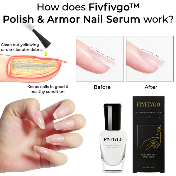 Fivfivgo™ Vernis et sérum pour ongles Armor