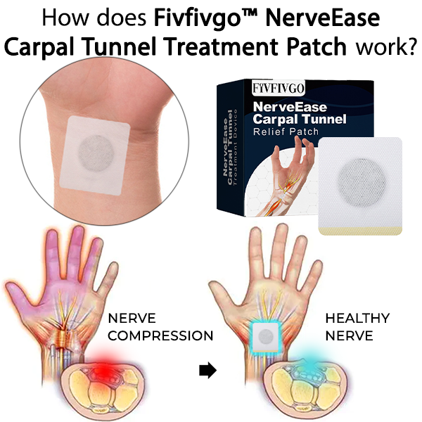 Fivfivgo™ Patch de Traitement du Canal Carpien