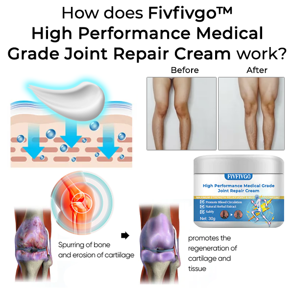 Fivfivgo™ högpresterande ledreparerande kräm av medicinsk kvalitet