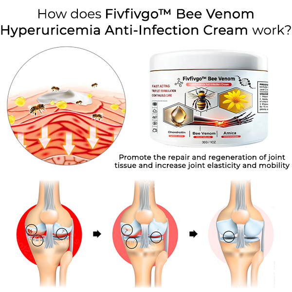 Fivfivgo™ Bienengift Hyperurikämie Anti-Infektionscreme