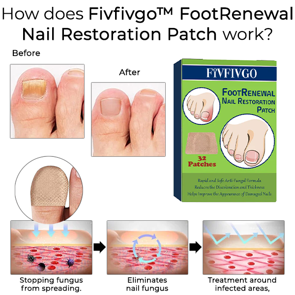 Fivfivgo™ FootRenewal Patch de restauration des ongles